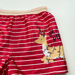 Girls Anko, lightweight Christmas pyjama shorts, EUC, size 8-10,  