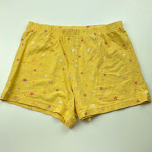 Load image into Gallery viewer, Girls Anko, yellow cotton pyjama shorts, elasticated, GUC, size 8,  