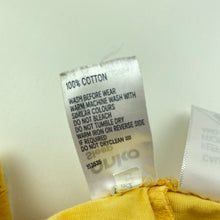 Load image into Gallery viewer, Girls Anko, yellow cotton pyjama shorts, elasticated, GUC, size 8,  