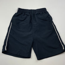 Load image into Gallery viewer, Boys Podium Team Wear, navy lightweight shorts, elasticated, FUC, size 4,  