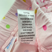 Load image into Gallery viewer, Girls Bluey, pink cotton shorts, elasticated, GUC, size 2,  