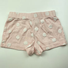 Load image into Gallery viewer, Girls Disney, pink cotton pyjama shorts, elasticated, FUC, size 2,  