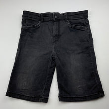 Load image into Gallery viewer, Boys 1964 Denim Co, stretch denim jean shorts, adjustable, FUC, size 12,  