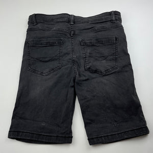 Boys 1964 Denim Co, stretch denim jean shorts, adjustable, FUC, size 12,  