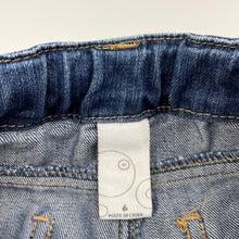 Load image into Gallery viewer, Girls Target, stretch denim shorts, adjustable, GUC, size 6,  