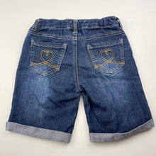 Load image into Gallery viewer, Girls Target, stretch denim shorts, adjustable, GUC, size 6,  