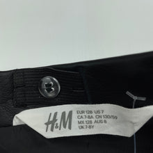 Load image into Gallery viewer, Girls H&amp;M, lined faux leather skirt, adjustable, L: 32.5cm, EUC, size 8,  