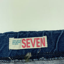 Load image into Gallery viewer, Girls Cotton On, denim &amp; tulle skirt, elasticated, small holes tulle back hem, FUC, size 7,  