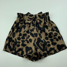 Load image into Gallery viewer, Girls SHEIN, lightweight leopard print shorts, elasticated, EUC, size 4,  