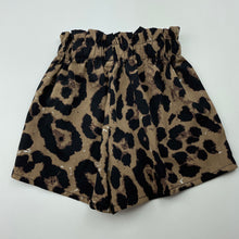Load image into Gallery viewer, Girls SHEIN, lightweight leopard print shorts, elasticated, EUC, size 4,  