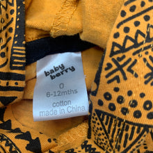 Load image into Gallery viewer, unisex Baby Berry, cotton hooded tunic top, L: 33cm, EUC, size 0,  