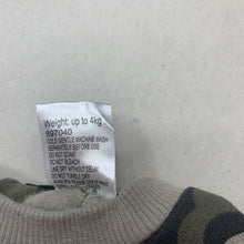 Load image into Gallery viewer, Boys Baby Berry, fleece lined camo print sweater / jumper, EUC, size 0000,  