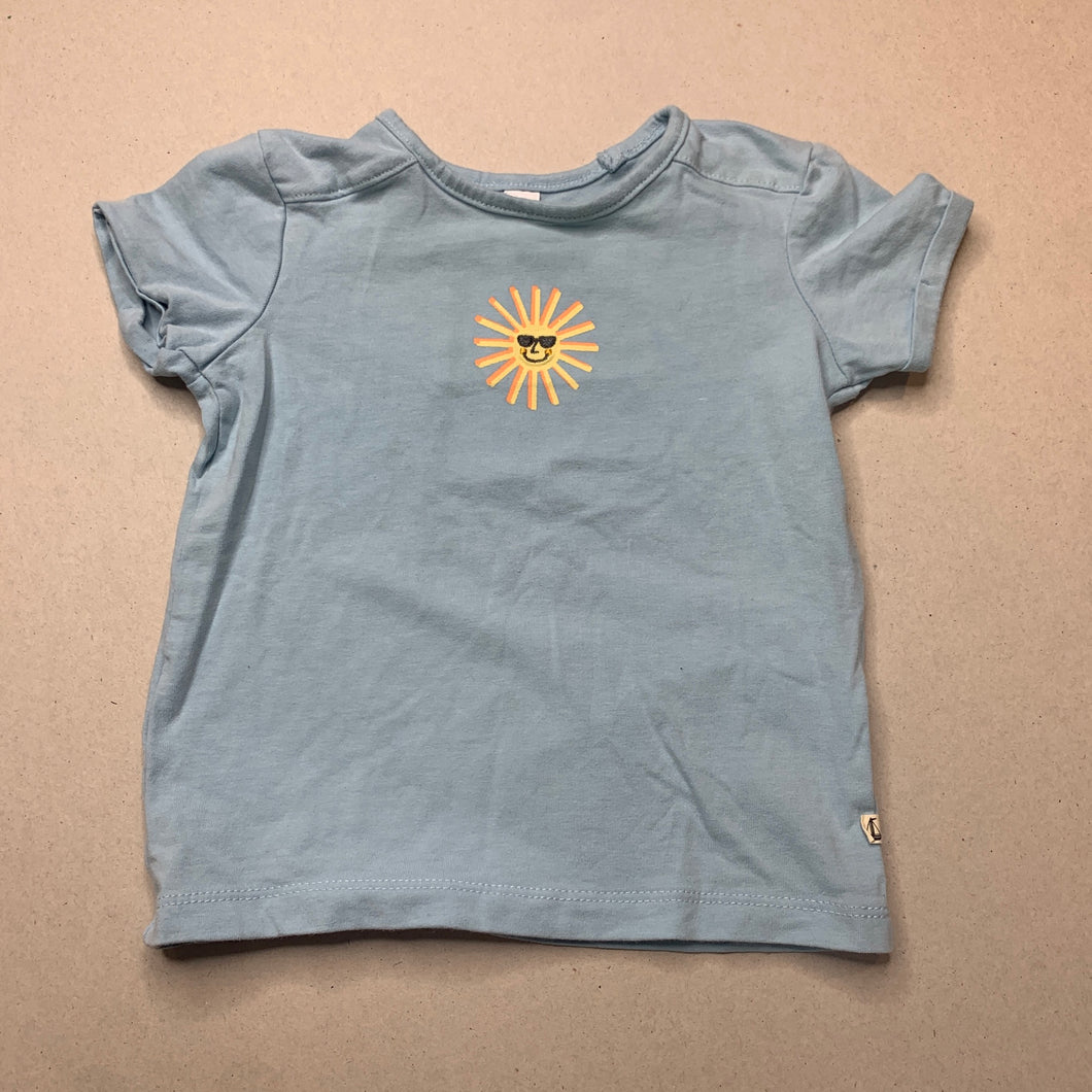 Boys Dymples, blue stretchy t-shirt / top, GUC, size 1,  