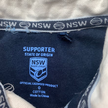 Load image into Gallery viewer, unisex NSW Rugby League, State of Origin cotton jersey top, GUC, size 0,  