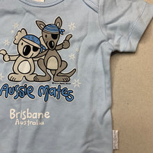 Load image into Gallery viewer, unisex Earth Nymph, cotton t-shirt / top, kangaroo koala, EUC, size 0,  