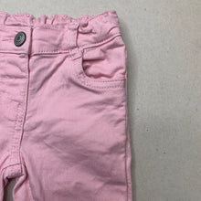 Load image into Gallery viewer, Girls Kids &amp; Co, pink stretchy pants / bottoms, adjustable, EUC, size 000,  