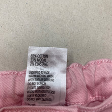 Load image into Gallery viewer, Girls Kids &amp; Co, pink stretchy pants / bottoms, adjustable, EUC, size 000,  