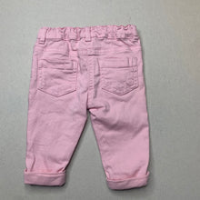 Load image into Gallery viewer, Girls Kids &amp; Co, pink stretchy pants / bottoms, adjustable, EUC, size 000,  