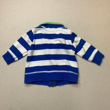 Load image into Gallery viewer, Boys Carter&#39;s, cotton zip up top / lightweight sweater, GUC, size 3 months,  