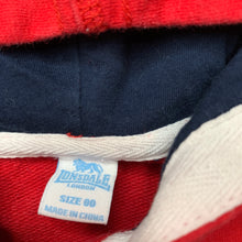 Load image into Gallery viewer, unisex Lonsdale, sleeveless hooded lightweight sweater, GUC, size 00,  