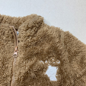 unisex Pumpkin Patch, soft fleece zip up sweater / jacket, armpit to armpit: 26cm, GUC, size 000-00,  
