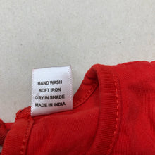 Load image into Gallery viewer, Girls Mini Bee, red &amp; white casual dress, FUC, size 000, L: 30cm