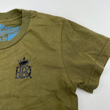 Load image into Gallery viewer, Boys BABAHLU, khaki combed cotton t-shirt / top, GUC, size 2,  