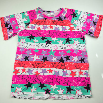 Girls Bonds, colourful stretchy pyjama top, EUC, size 14,  