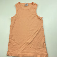 Load image into Gallery viewer, Girls Favourites, ribbed organic cotton singlet top, GUC, size 14,  
