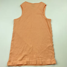 Load image into Gallery viewer, Girls Favourites, ribbed organic cotton singlet top, GUC, size 14,  