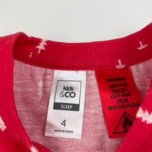 Load image into Gallery viewer, Girls Kids &amp; Co, Christmas nightie / night dress, FUC, size 4,  