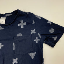 Load image into Gallery viewer, Boys Target, blue cotton t-shirt / top, GUC, size 7,  