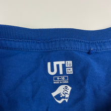 Load image into Gallery viewer, Boys Uniqlo, blue cotton t-shirt / top, GUC, size 9-10,  