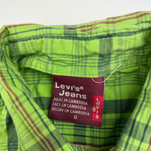 Load image into Gallery viewer, Boys Levis, lightweight cotton short sleeve shirt, GUC, size 6,  