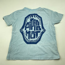 Load image into Gallery viewer, Boys Piping Hot, blue cotton t-shirt / top, FUC, size 2,  