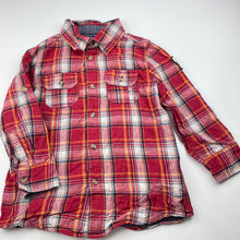 Load image into Gallery viewer, Boys Joe Fresh, lined cotton long sleeve shirt, GUC, size 4-5,  
