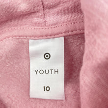 Load image into Gallery viewer, Girls Target, fleece lined hoodie sweater, rainbow, EUC, size 10,  