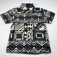 Load image into Gallery viewer, Boys Tribal Origin, Fijian cotton short sleeve shirt, GUC, size 8,  