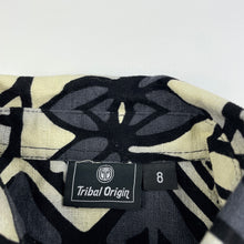 Load image into Gallery viewer, Boys Tribal Origin, Fijian cotton short sleeve shirt, GUC, size 8,  