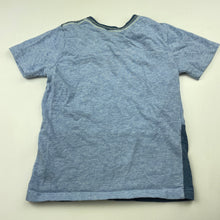 Load image into Gallery viewer, Boys Piping Hot, blue marle cotton t-shirt / top, GUC, size 4,  