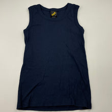 Load image into Gallery viewer, Boys Tilt, navy cotton singlet top, EUC, size 12,  