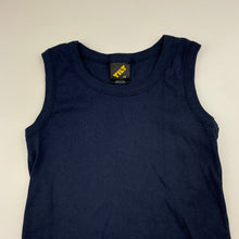 Load image into Gallery viewer, Boys Tilt, navy cotton singlet top, EUC, size 12,  