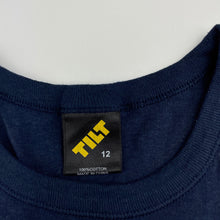 Load image into Gallery viewer, Boys Tilt, navy cotton singlet top, EUC, size 12,  