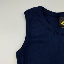 Load image into Gallery viewer, Boys Tilt, navy cotton singlet top, EUC, size 12,  
