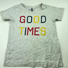 Load image into Gallery viewer, Boys H&amp;T, grey marle t-shirt / top, FUC, size 6,  