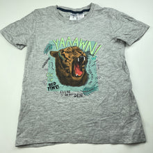 Load image into Gallery viewer, Boys Target, grey marle pyjama t-shirt / top, EUC, size 7,  