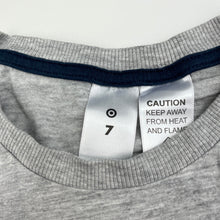 Load image into Gallery viewer, Boys Target, grey marle pyjama t-shirt / top, EUC, size 7,  