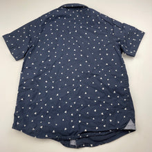 Load image into Gallery viewer, Boys Target, navy cotton short sleeve shirt, GUC, size 6,  