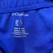 Load image into Gallery viewer, unisex Sooki Baby, royal blue lightweight shorts, elasticated, EUC, size 1,  