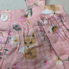 Load image into Gallery viewer, Girls Baby Baby, lightweight cotton suspender skirt, elasticated, GUC, size 0,  